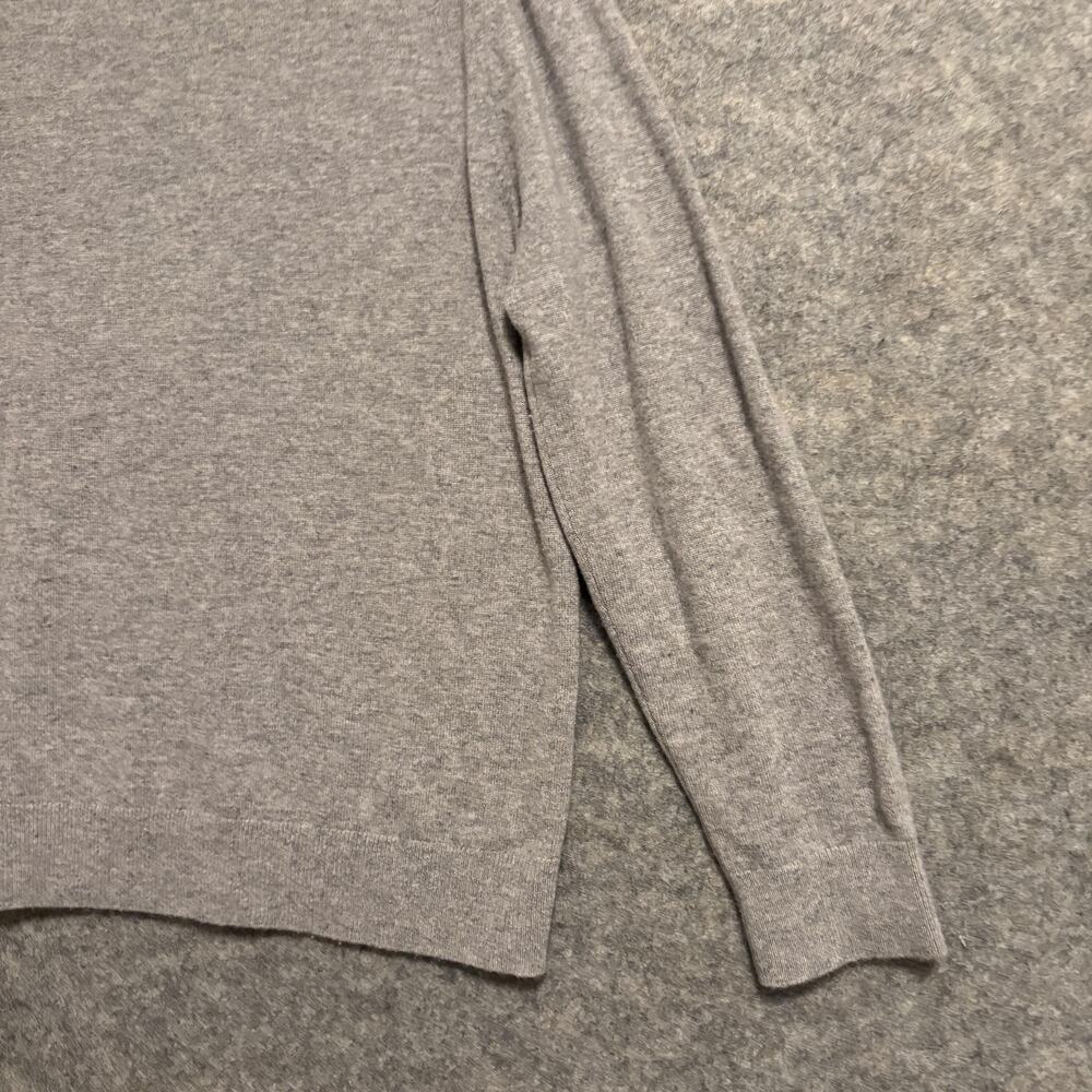 Vince Sweater Womens Size Large Gray 100% Cashmere V Neck Pullover Soft Knit - Picture 7 of 13